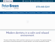 Tablet Screenshot of drpeterbreen.com